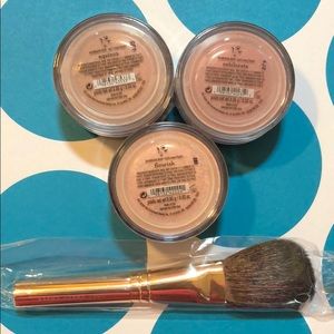 Bare Minerals Set of 3 Blushes & brush